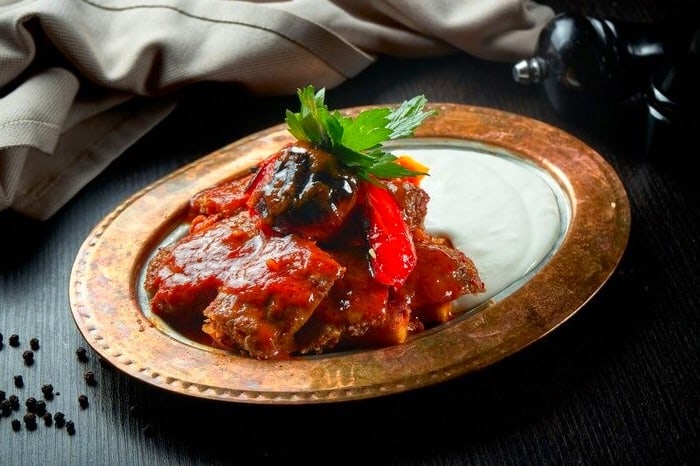 طريقة طبخ اسكندر كباب کباب اسکندر