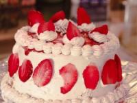 كيكة الفراولة